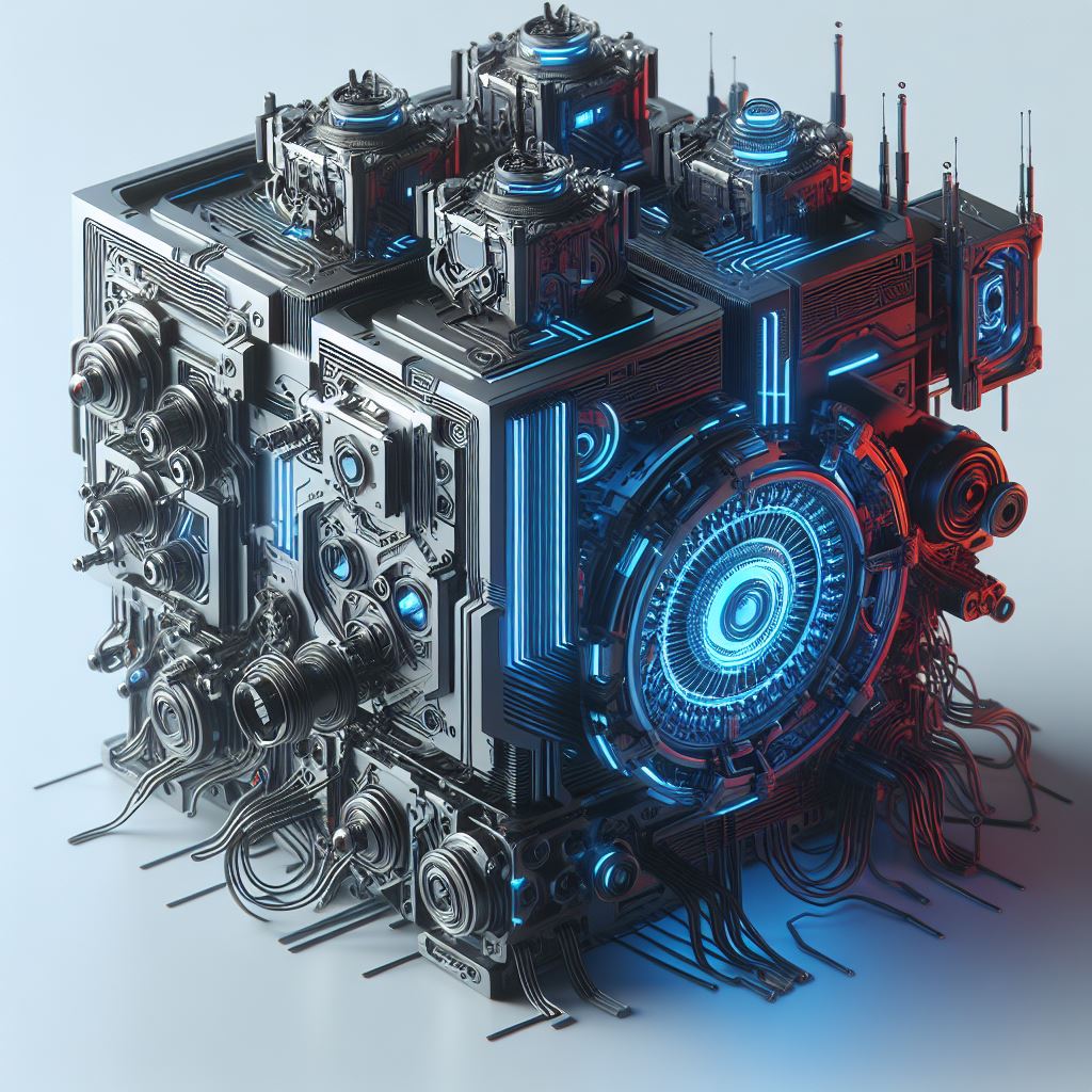 An New Generation Ai Box Released Recently. 4k Quality And High Technical With White Backgroup