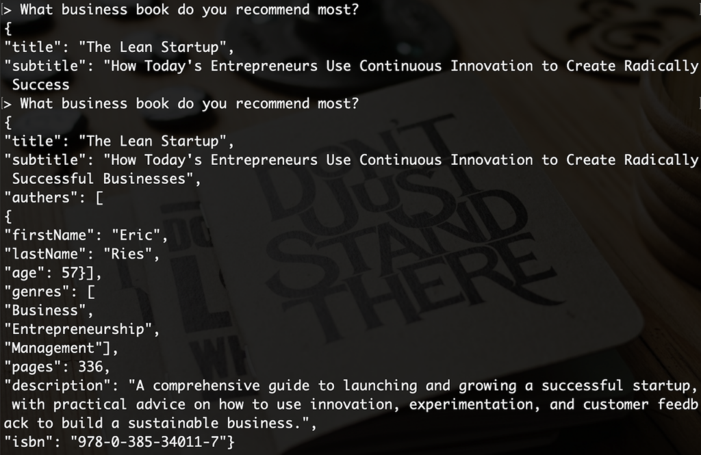 不用find-tune也能保證Llama 2不亂說話!善用“Grammar”客製化輸出內容 Example: Book 2