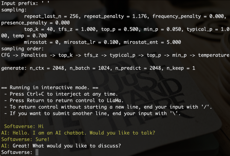 Interactive Mode with interactive