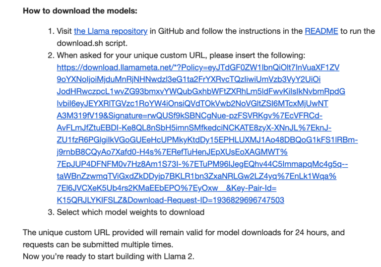 llama2 email licence