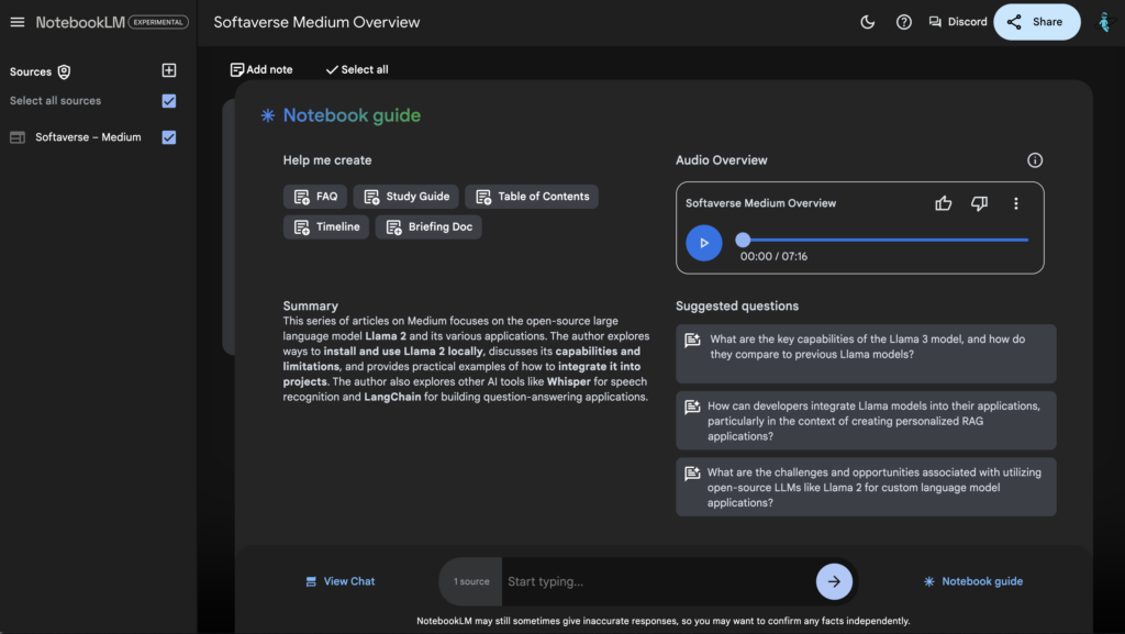 複雜資料的整理專家NotebookLM!📜2024最好用的AI工具沒有之一 NotebookLM Overview 1024x577